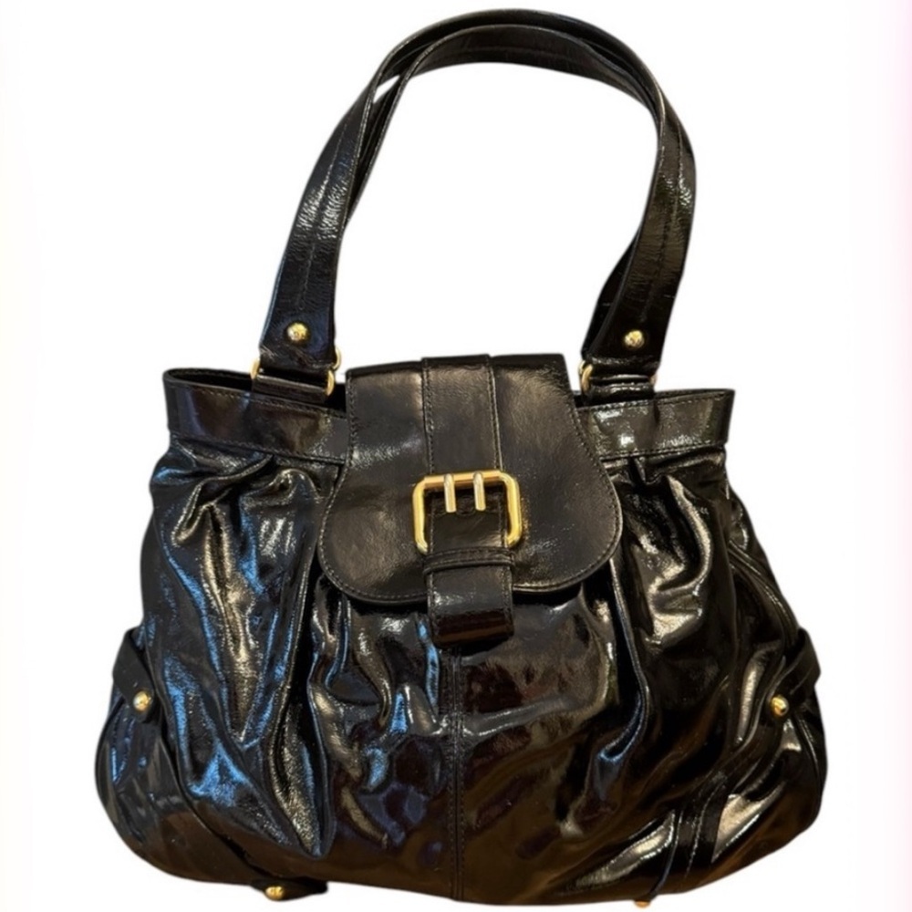 Dooney & Bourke HP Hayden Panettiere Limited‎ Edition Black Patent Leather​